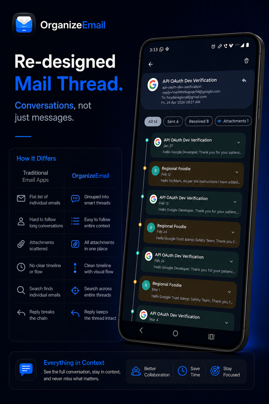 Re-designed Thread UI Poster